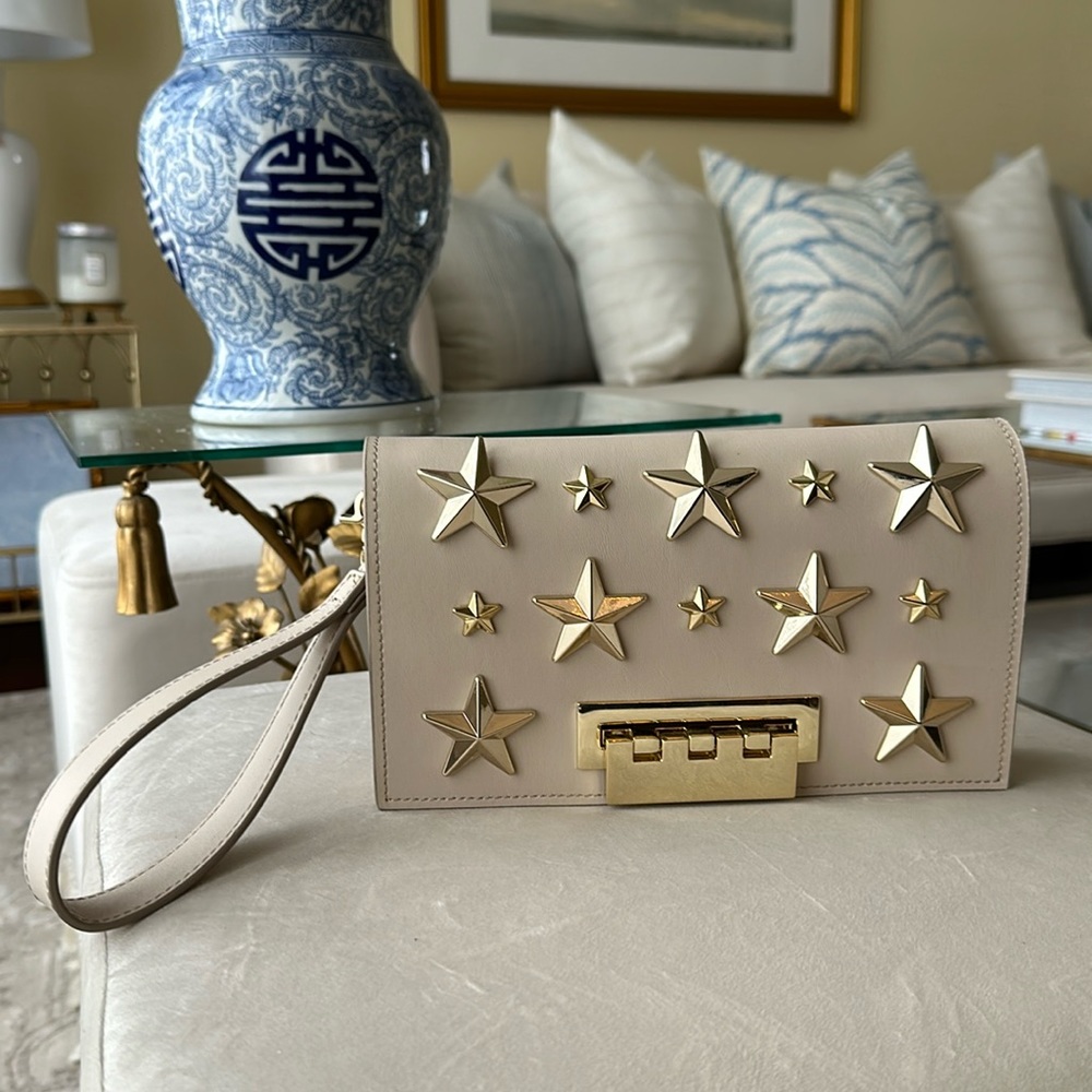 Zac Posen Nude Clutch Bag